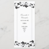 伝統的フローラ教会の結婚式 プログラム (正面)