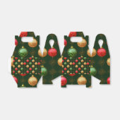 伝統的ホリデーズコレクションカラフルオーナメント フェイバーボックス (折り畳みなし)