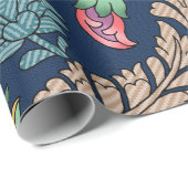 伝統的ムガルアロバーデザイン，模様，植物 ラッピングペーパー (ロールコーナー)