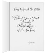 「伝統的メリークリスマス」雪だるま (内側 (右))