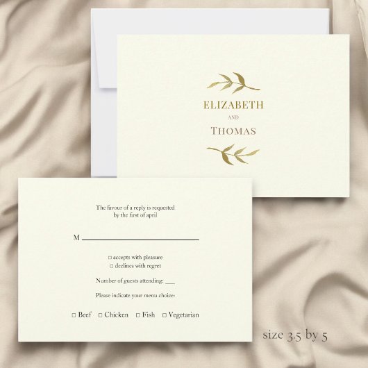 伝統的モダン式svpカード 出欠カード