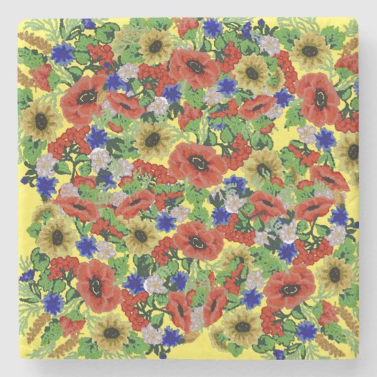 伝統的モチ伝統的ー、ルーマニアT-S ストーンコースター (正面)