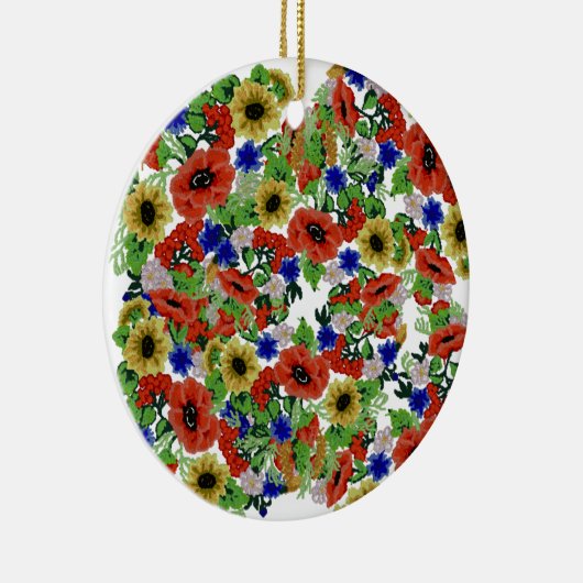 伝統的モチ伝統的ー、ルーマニアT-S セラミックオーナメント (右)