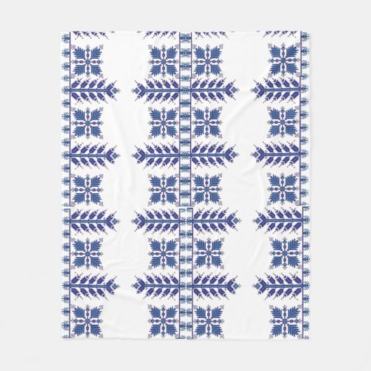 伝統的モチ伝統的ー、ルーマニアT-S フリースブランケット (正面)