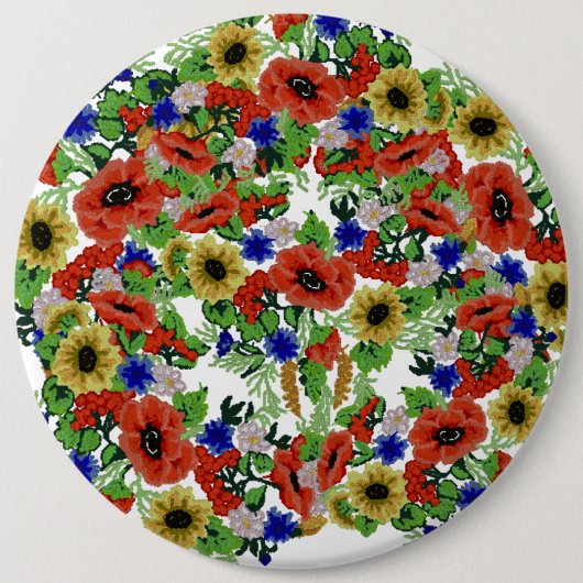 伝統的モチ伝統的ー、ルーマニアT-S 缶バッジ (正面)