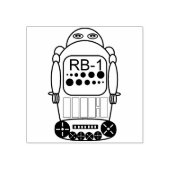 伝統的ロボットの切手 ラバースタンプ (インプリント)