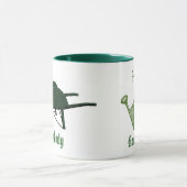 伝統的ヴィンテージスタイル園芸用マグ マグカップ (中央)