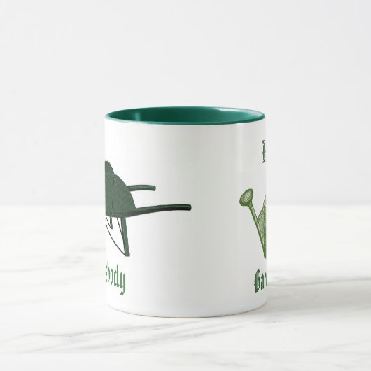 伝統的ヴィンテージスタイル園芸用マグ マグカップ (中央)