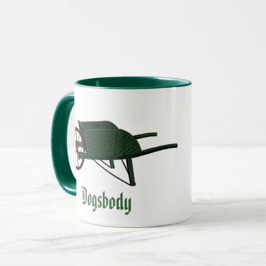 伝統的ヴィンテージスタイル園芸用マグ マグカップ (正面左)