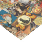伝統的ヴィンテージハロウィンの切り離 テーブルクロス (アングル)