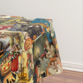 伝統的ヴィンテージハロウィンの切り離 テーブルクロス