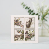 伝統的ヴィンテージビクトリアンクリスマス カード (スタンド正面)