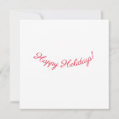 伝統的ヴィンテージビクトリアンクリスマス カード (裏面)