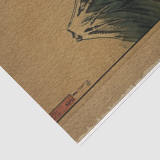 伝統的ヴィンテージ日本の自然横No2 薄葉紙 (詳細)