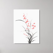 伝統的中国のアイリス – one キャンバスプリント (正面)