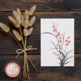 伝統的中国のアイリス – one ポストカード