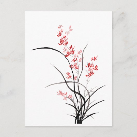 伝統的中国のアイリス – one ポストカード (正面)