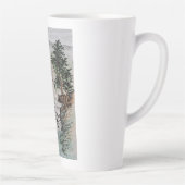 伝統的中国のイ絵画ンク カフェラテマグ (右)