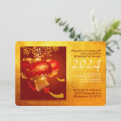 伝統的中国のドラゴン新年PInv セーブザデート (スタンド正面)