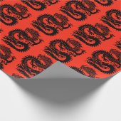 伝統的中国のドラゴン紙 ラッピングペーパー (角)