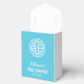 伝統的中国のベビー100日百日（青） フェイバーボックス (オープン)