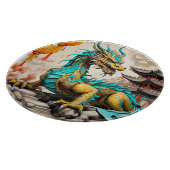 伝統的中国の中国の龍 カッティングボード (角)