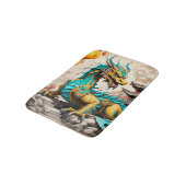 伝統的中国の中国の龍 バスマット (アングル)