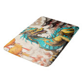 伝統的中国の中国の龍 バスマット (アングル)