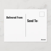 伝統的中国の塔 ポストカード (裏面)