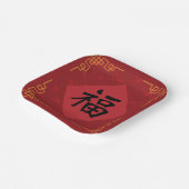 伝統的中国の旧正月紙プレート ペーパープレート (傾斜あり)