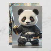 伝統的中国の物中国の類、カンフー、チン 招待状 (正面/裏面)