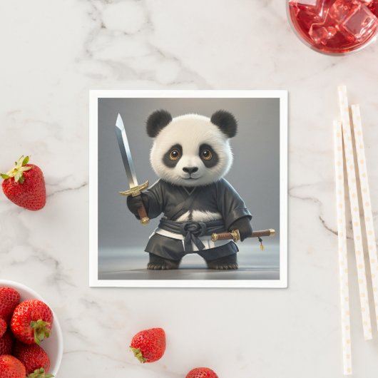 伝統的中国の物中国の類，カンフー，チー スタンダードカクテルナプキン (インサイチュ)