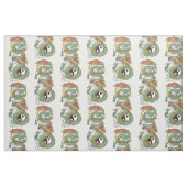 伝統的中国の竜陰陽 ファブリック (ファットクウォーター)