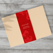 伝統的中国の結婚年 招待状ベリーバンド