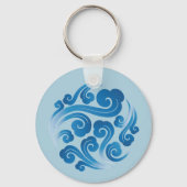 伝統的中国の雲 キーホルダー (裏面)