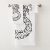 伝統的中国の龍 バスタオルセット (インサイチュ)