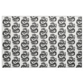 伝統的中国の龍 ファブリック (ファットクウォーター)