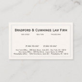 伝統的企業のヴィンテージプロフェッショナル 名刺 (正面)