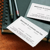 伝統的企業のヴィンテージプロフェッショナル 名刺