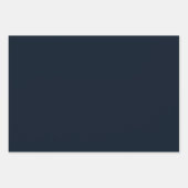 伝統的休日のソリッド（赤、青、緑） ラッピングペーパーシート (正面3)