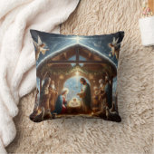 伝統的出生シーン クッション (ブランケット)