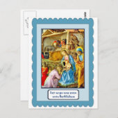 伝統的出生 ポストカード (正面/裏面)