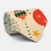 伝統的列ベジかわいらしュパターンレトロ ネクタイ (ロール)