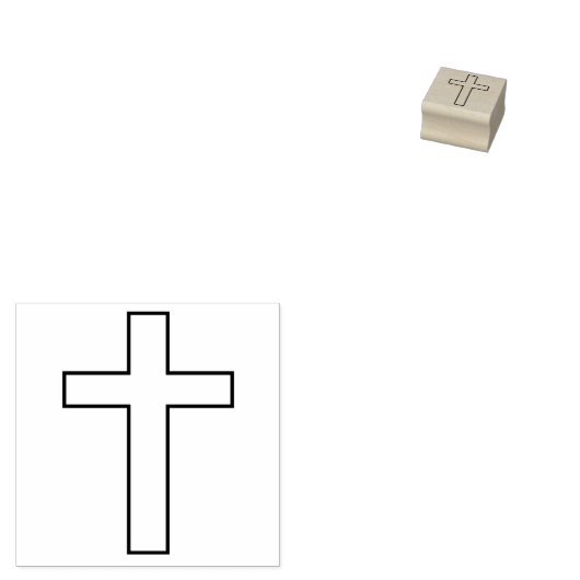 伝統的十字架 – キリスト教の十字架 ラバースタンプ