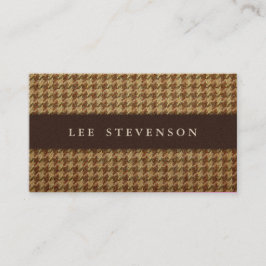伝統的千鳥格子の名刺 名刺