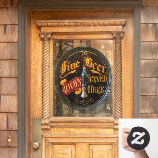 伝統的実在エールまたはビアパブバー ウィンドウサイン (ホームデコレーション)