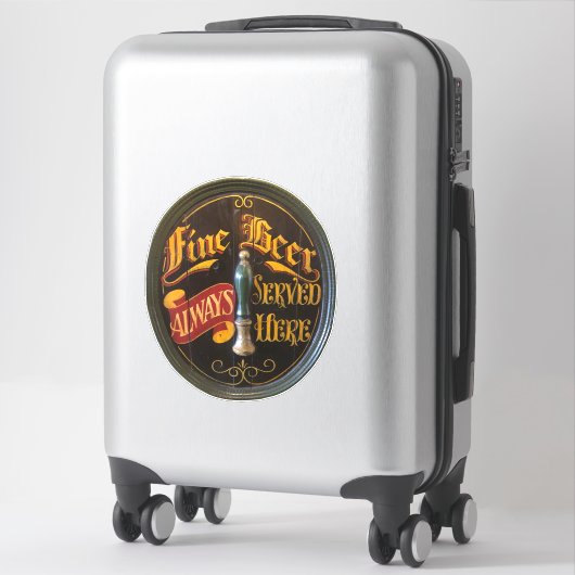 伝統的実在エールまたはビアパブバー シール (スーツケース)