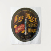 伝統的実在エールまたはビアパブバー タペストリー (正面)