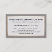 伝統的弁護士法律事務所 名刺 (正面)