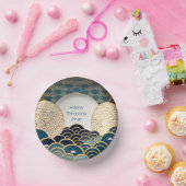 伝統的日本のデザイン- パーソナライズされた ペーパーボウル (パーティー)